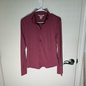 Tommy Bahamas Golf Women’s Full Zip Jacket Mauve Activewear Long Sleeve Small